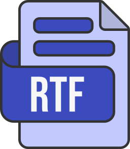 formato file rtf icona