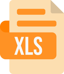 Xls file format icon
