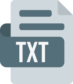 formato de archivo de texto icono