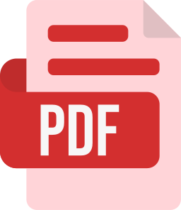 format de fichier pdf Icône