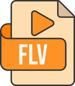 formato de arquivo flv Ícone