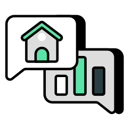 Property conversation icon
