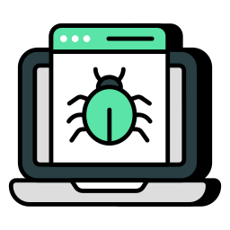 Web virus icon