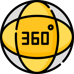 360 stopni ikona