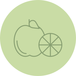 alimentación saludable icono