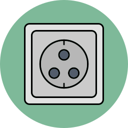 Wall socket icon
