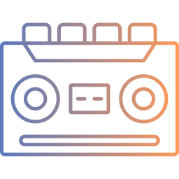 Cassette recorder icon