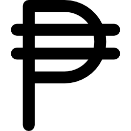 peso filipino icono