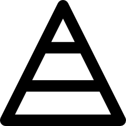 Pyramidal icon