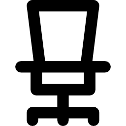 sedia da ufficio icona