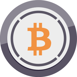 bitcoin avvolto icona