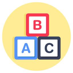 abc-blokken icoon