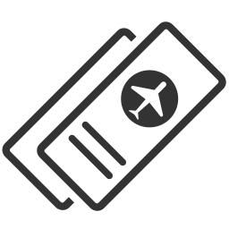 Airline ticket icon