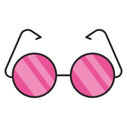 brille und schnurrbart icon