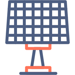 Solar panel icon