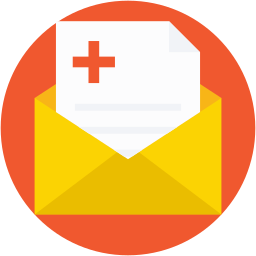 medische e-mail icoon