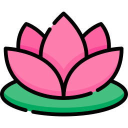 fleur de lotus Icône