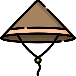 대나무 모자 icon