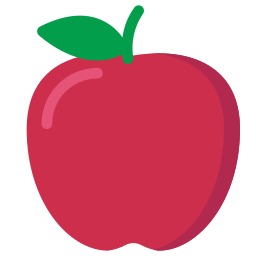 fruta roja icono