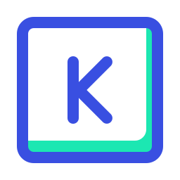 文字k icon