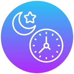 iftar-tijd icoon