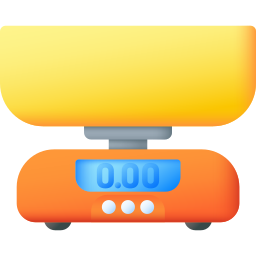 Kitchen scale icon