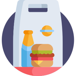 Food delivery icon