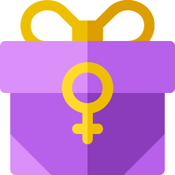 Caja para regalo icono