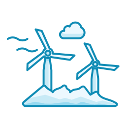 Wind farm icon