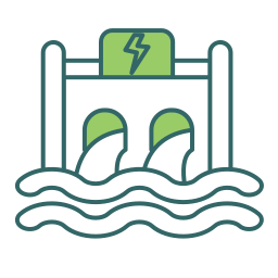 waterkrachtenergie icoon