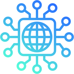 la mise en réseau Icône