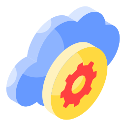 Cloud setting icon