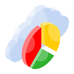 Cloud analysis icon