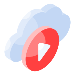 Cloud video icon