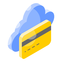 pago en la nube icono