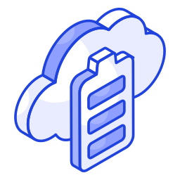 Cloud battery icon