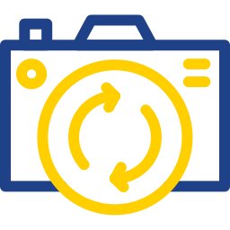 fotocamera frontale icona