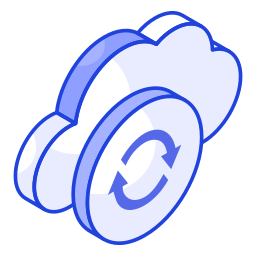 Cloud sync icon