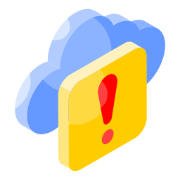 Cloud alert icon