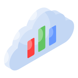 Cloud analysis icon