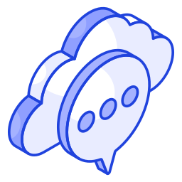 Cloud chat icon