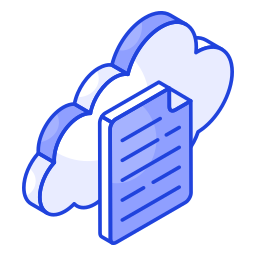 fichier cloud Icône