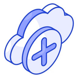 cloud hinzufügen icon