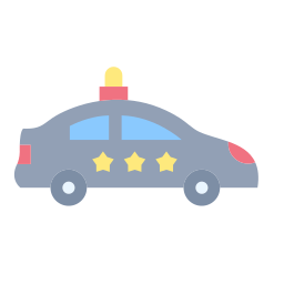 coche de policía icono