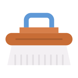 Cleaning brush icon