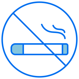 nessuna zona fumatori icona