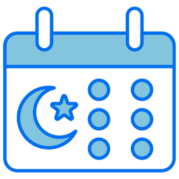 calendario de ramadán icono