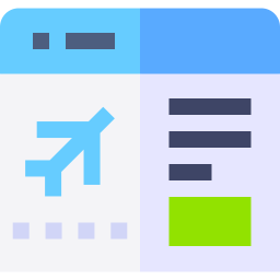 online-vlucht icoon