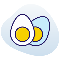 huevos hervidos icono