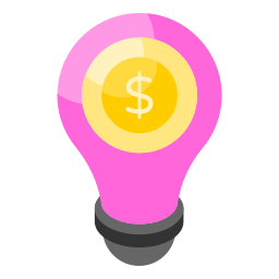 Financial idea icon